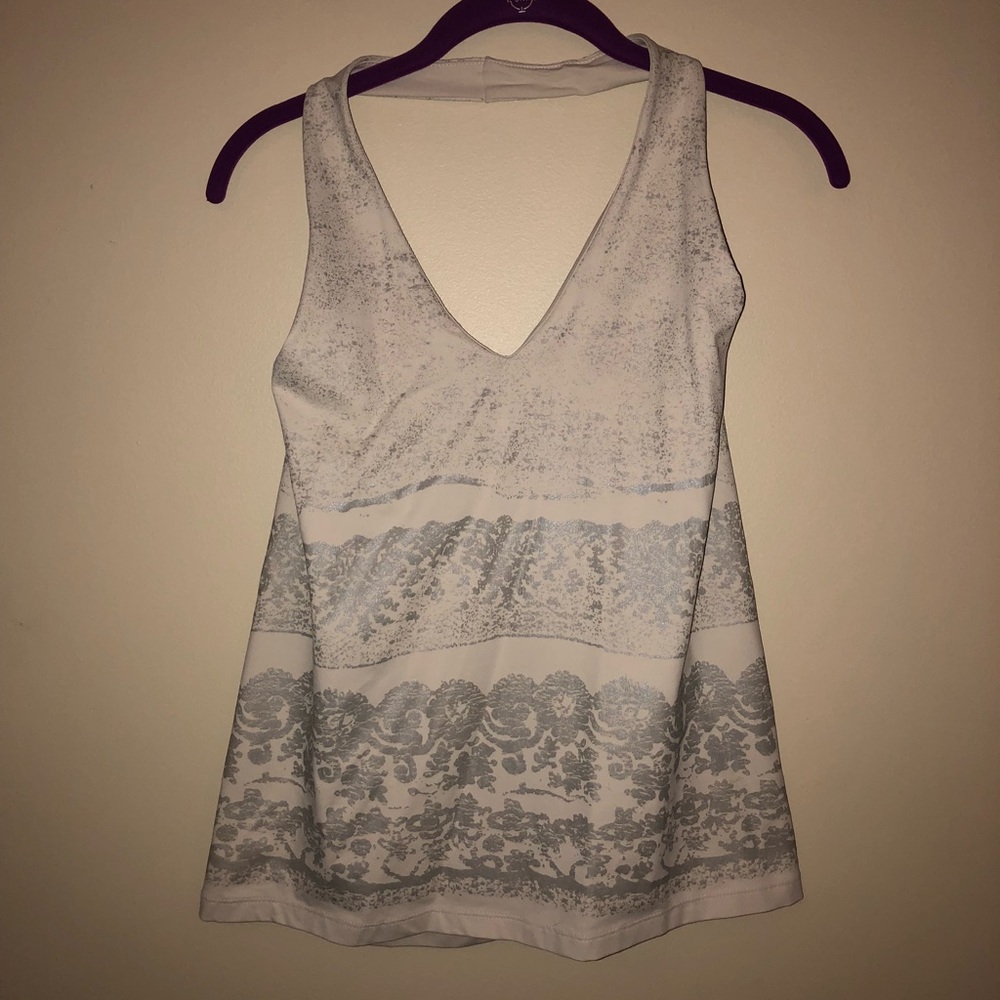 SALE! The Limited Silver foil halter top with bra